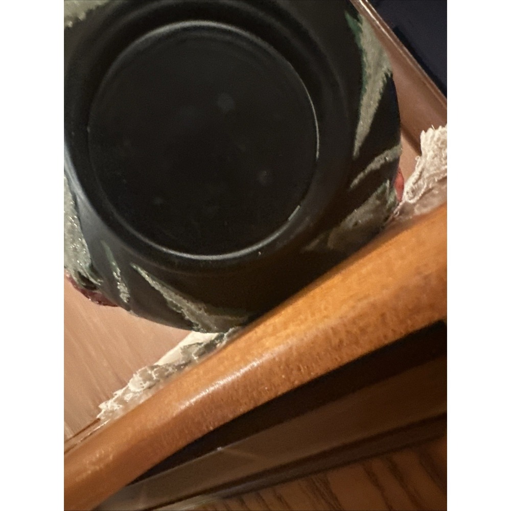 Tiffin Art Deco black satin glass vase - Picture 7 of 7